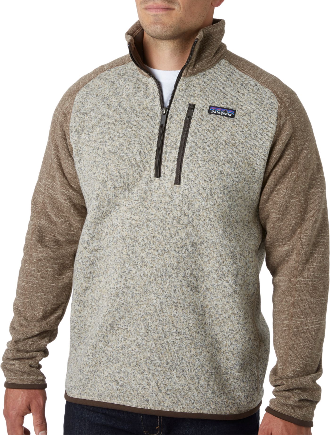 quarter zip pullover mens knit cotton