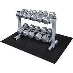 Powerline PDR282X Hex Dumbbell Rack and Set