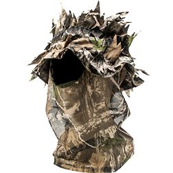 QuietWear Men's 3D Leafy 1-Hole Open Face Mask