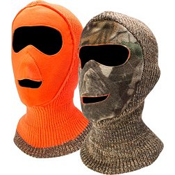 QuietWear Men's Reversible Camo Facemask
