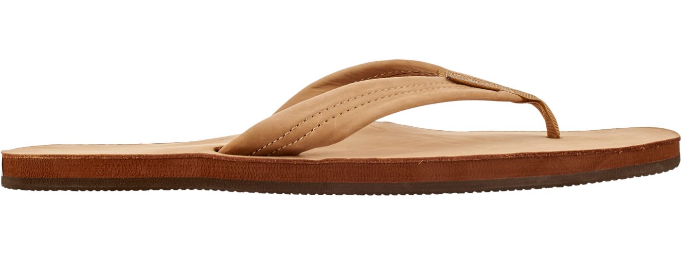 Rainbow Men's Single Layer Premier Leather Flip Flops | DICK'S Sporting Goods