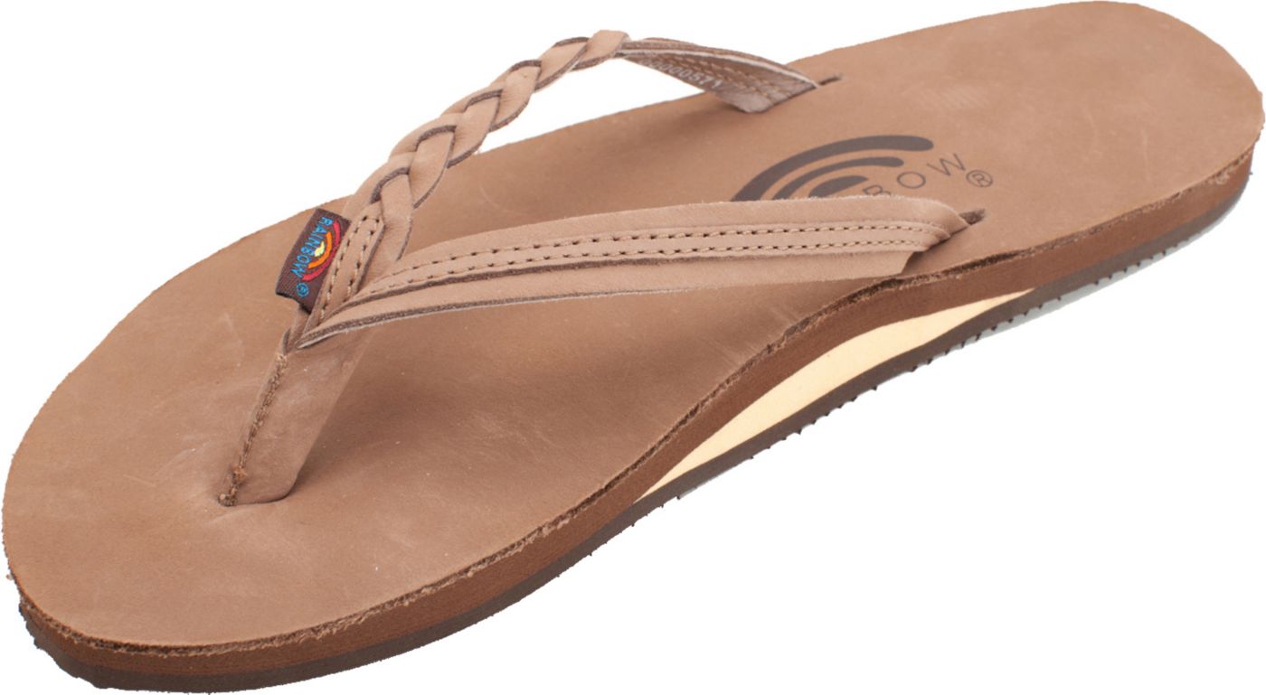 amazon women's leather flip flops