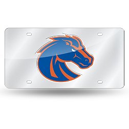 Rico Boise State Broncos Silver Laser Tag License Plate