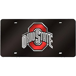 Rico Ohio State Buckeyes Black Base Laser Tag License Plate