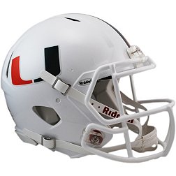 Riddell Miami Hurricanes Speed Revolution Authentic Full-Size Football Helmet