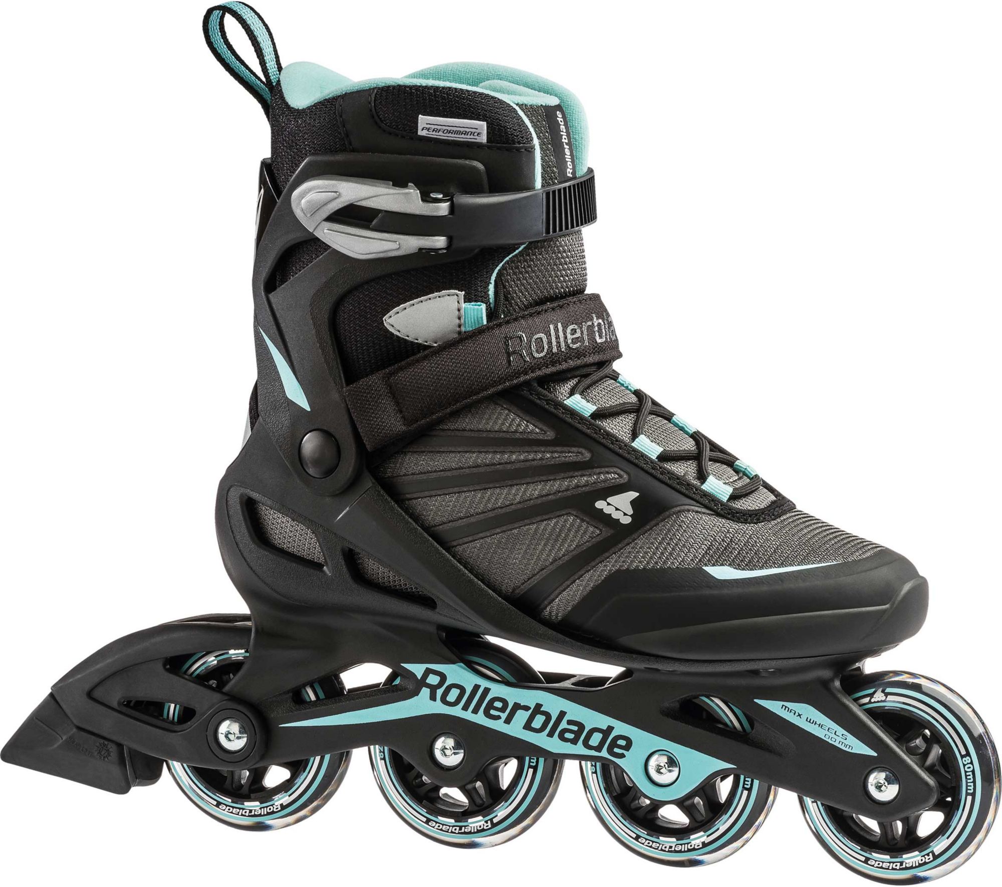 Rollerblade Women's Zetrablade Inline Skates Black/Light Blue thumbnail