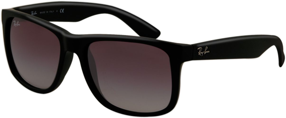 Photos - Sunglasses Ray-Ban Justin Classic , Men's, Black/Gray 16RYBUJSTNBLKRBBRSGS 