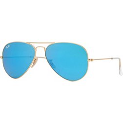 Ray-Ban Men's Aviator Blue Flash Sunglasses
