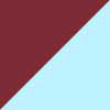 Raspberry/Sky Blue