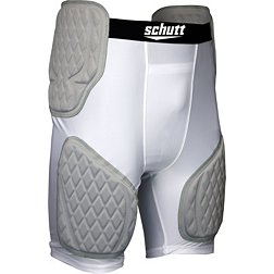 Champro Formation 7-Pad Football Integrated Compression Girdle,White