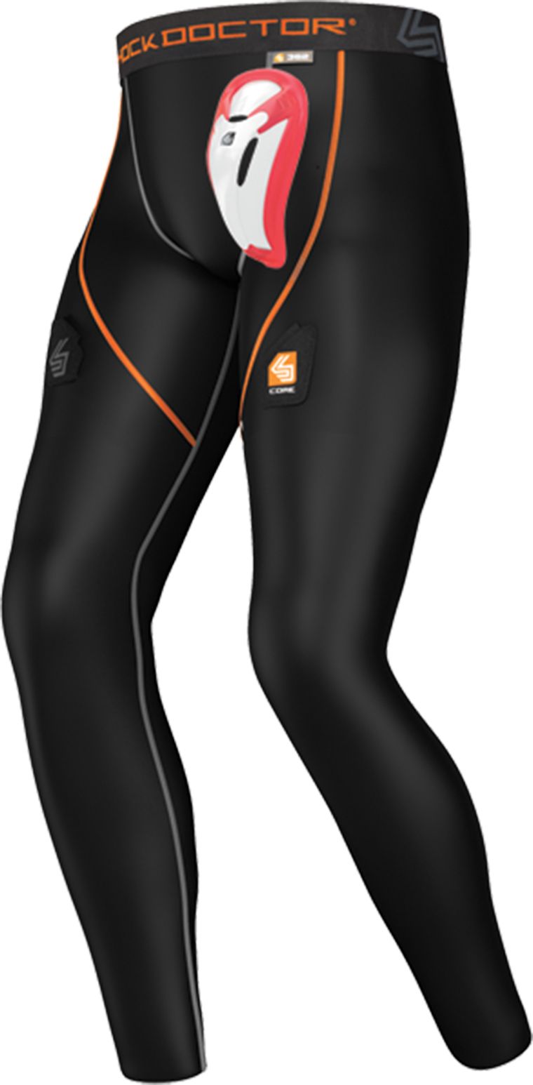 Shock Doctor Adult Men Ultra Compression Short with Hard Cup for Hockey and More