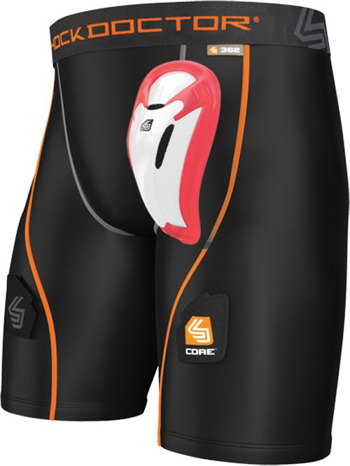 Shock Doctor Youth Core Hockey Shorts w/ Cup
