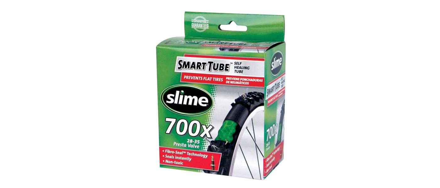slime in a presta valve tube