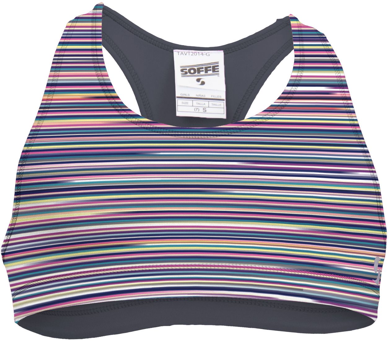 reebok girls compression sports bra