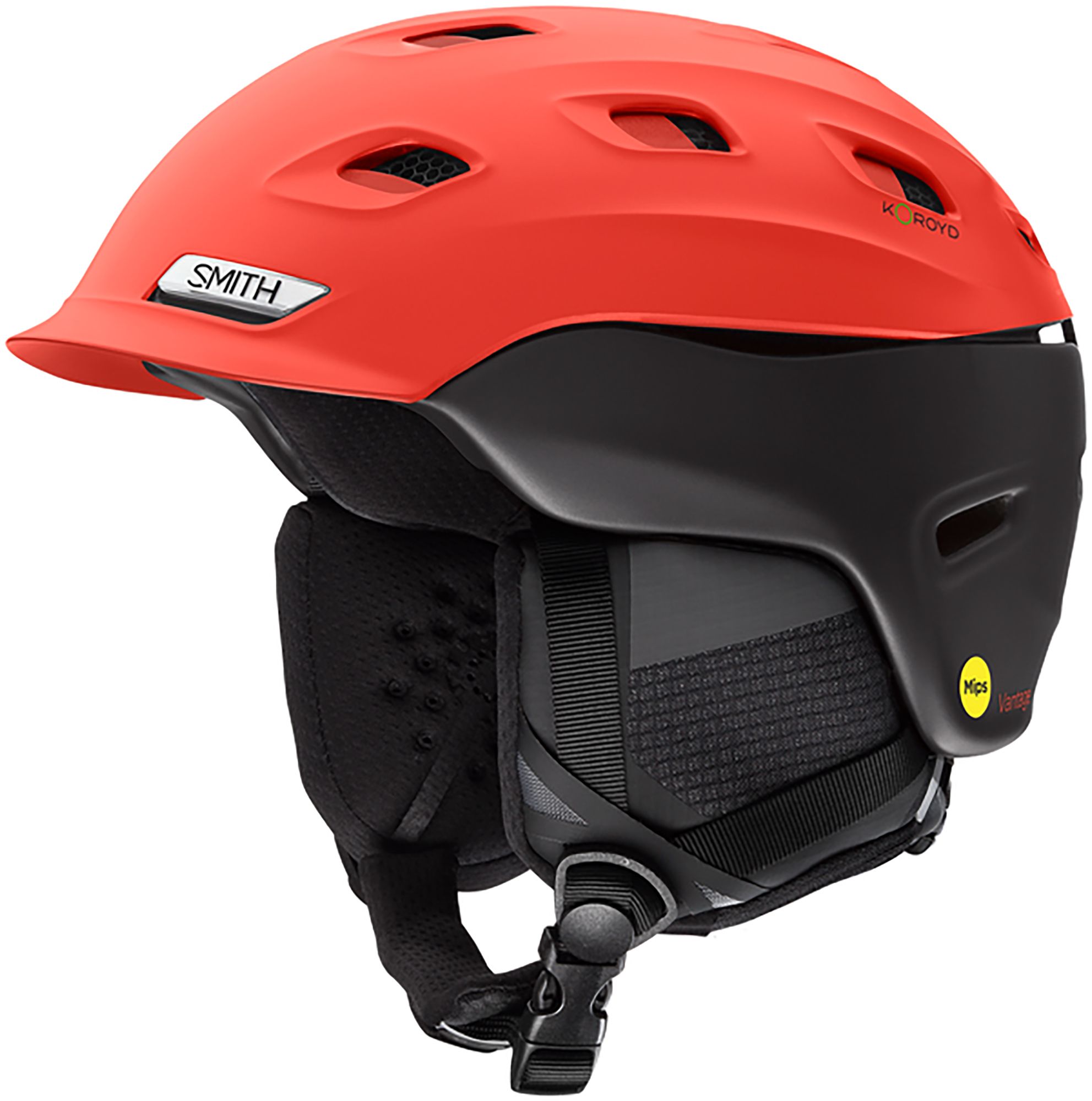 Photos - Protective Gear Set Smith VANTAGE MIPS Snow Helmet, Small, Matte Poppy 16SOPA16MVNTGMPSXSSP 