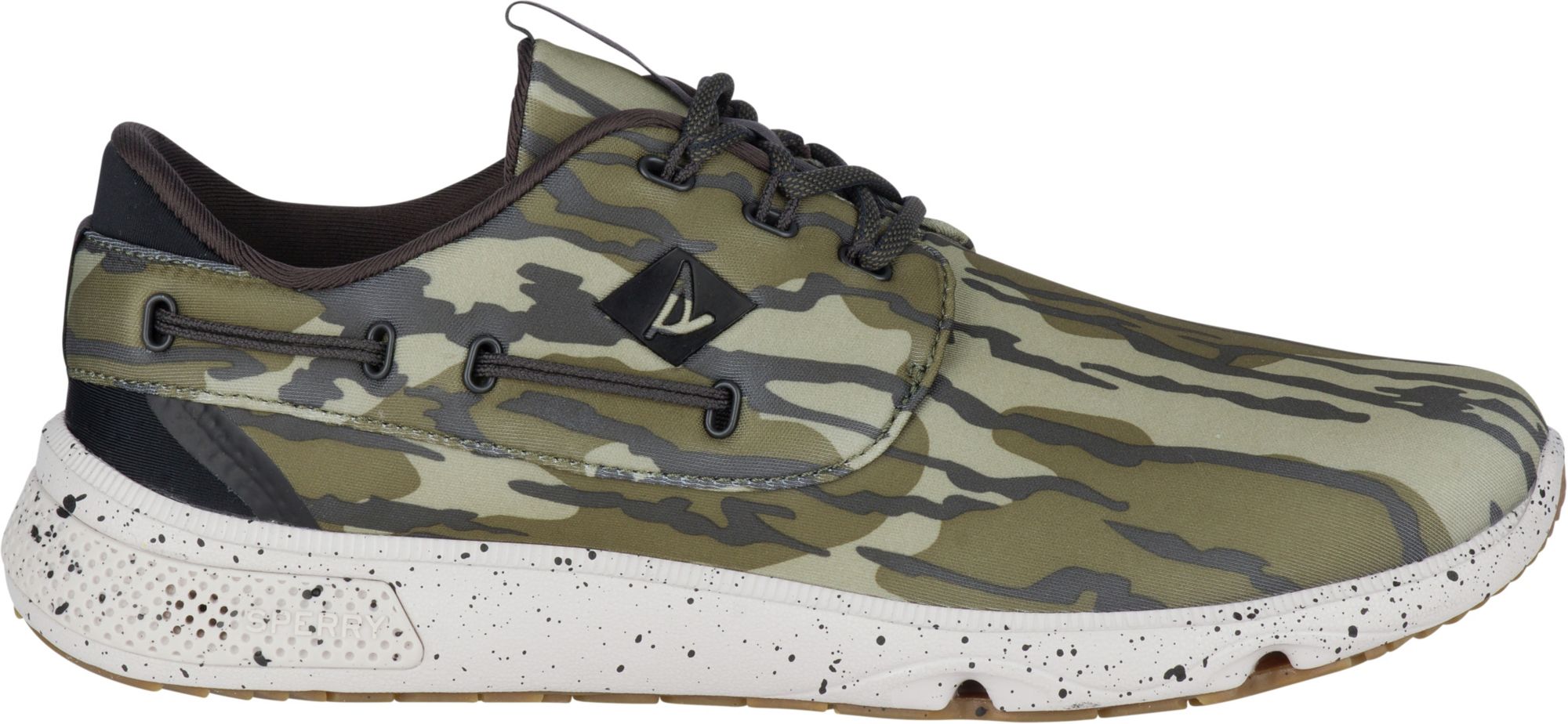 men's h20 7 seas camo boat shoe