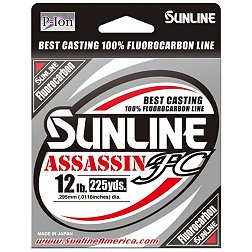 Sunline Assassin FC Fluorocarbon Fishing Line