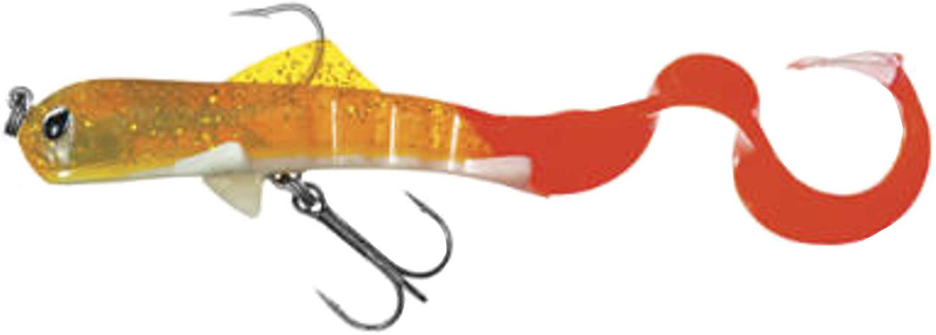 Gold Walleye/Orange Tail