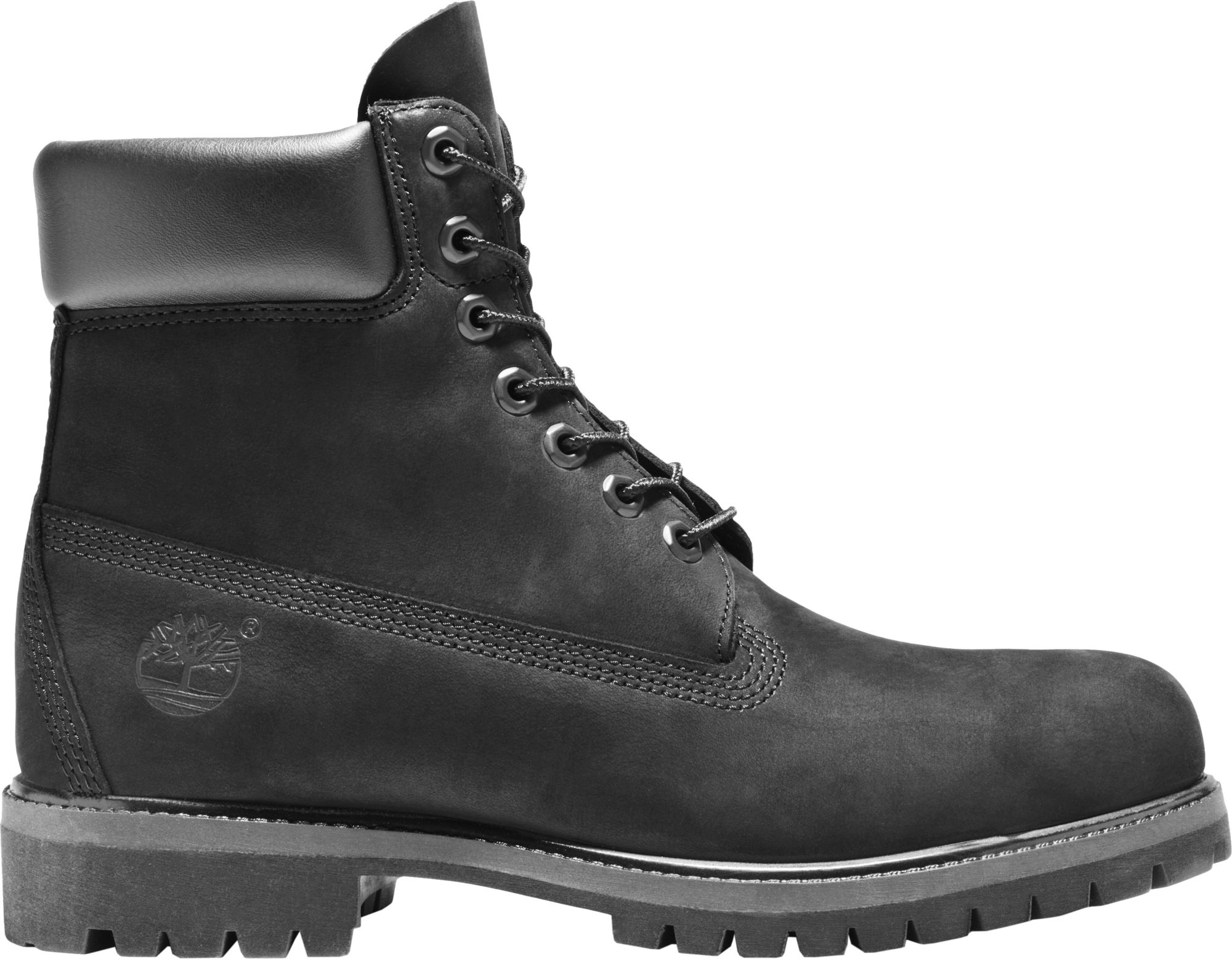 timberland black leather waterproof work boots