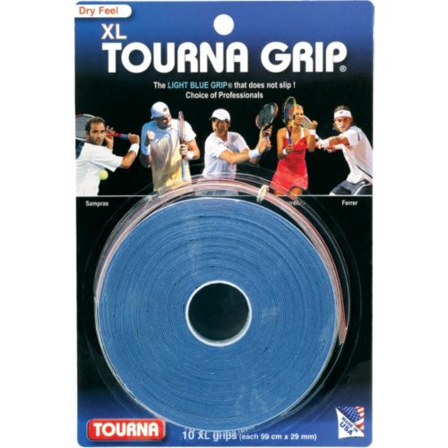 Tourna Grip Xl Tourna Mega Tac XL Tennis Overgrips - 30 Pack, Blue ...