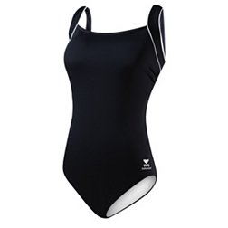 TYR Women's Solid Square Neck Tank Controlfit Swimsuit