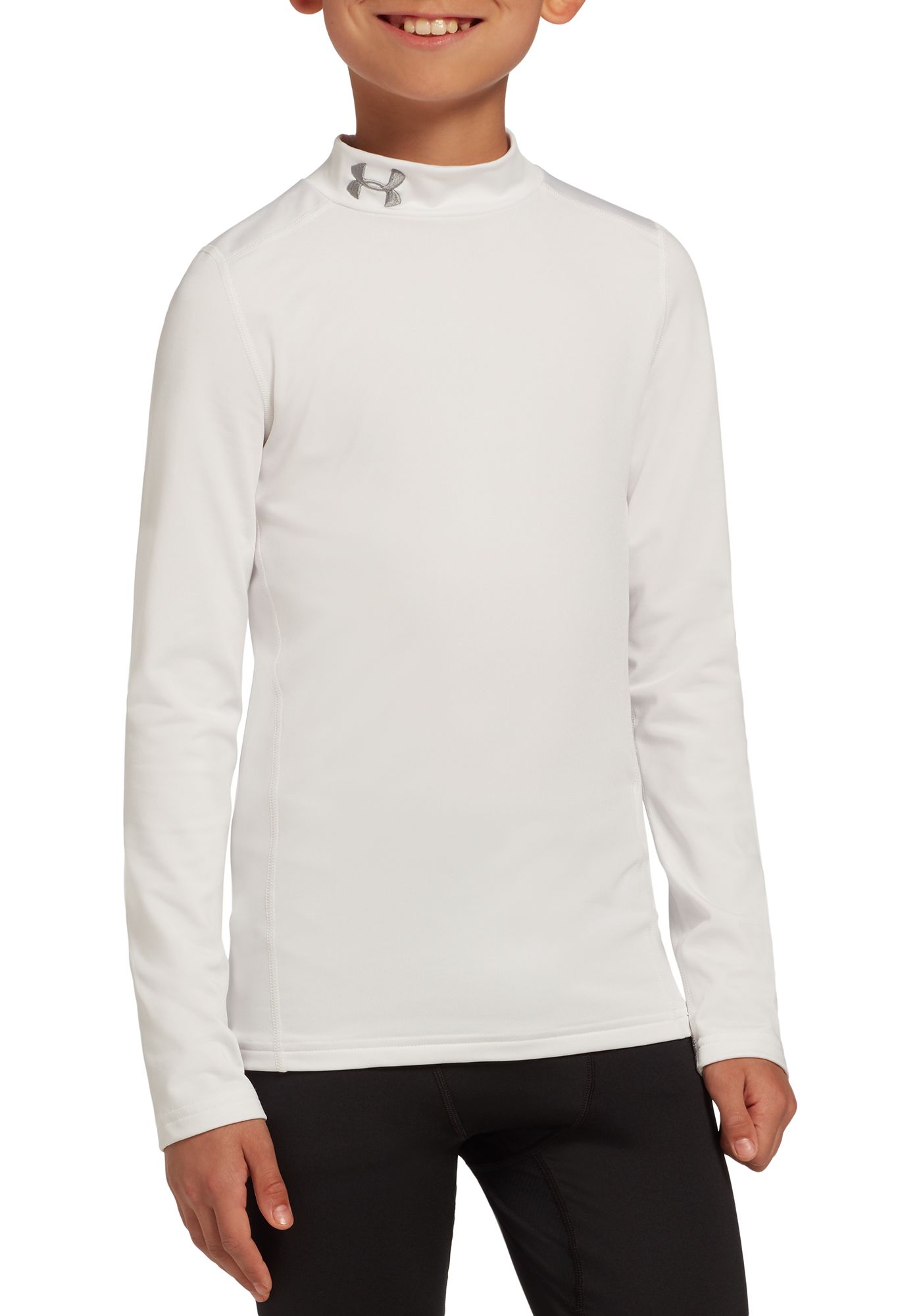 Download Under Armour Boys' ColdGear Armour Mock Neck Long Sleeve ...