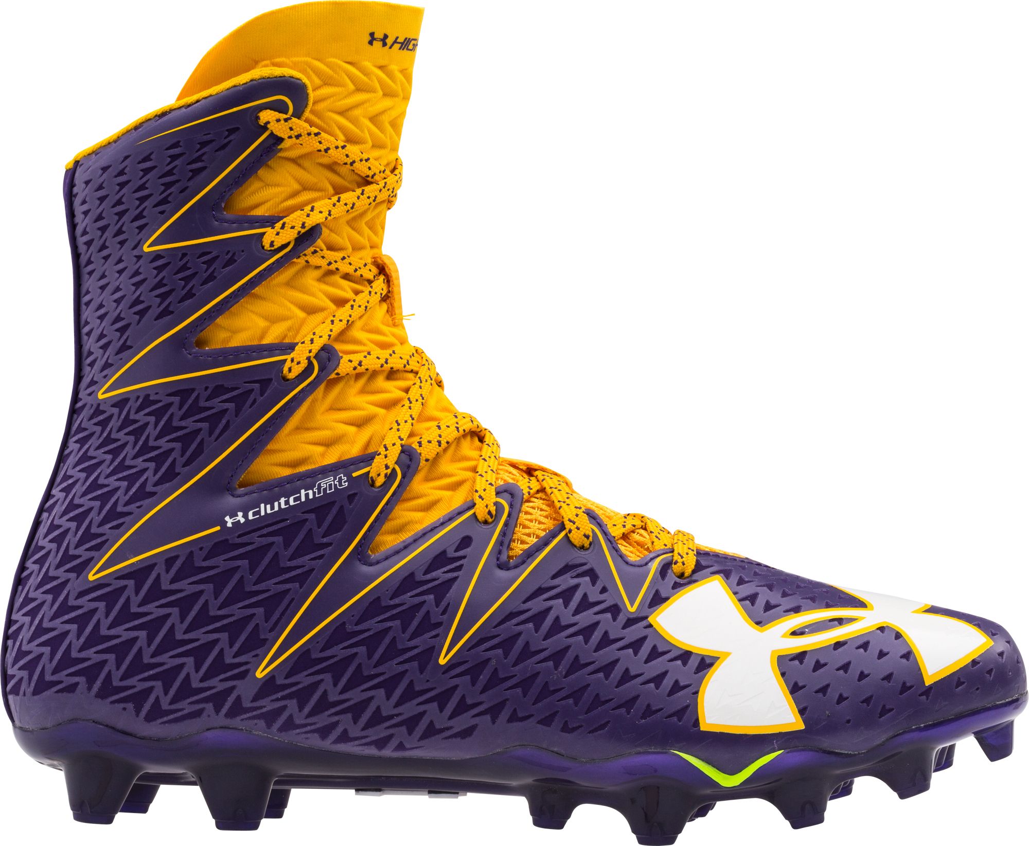 under armour gold football cleats