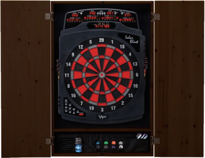 Viper Metropolitan Espresso Soft Tip Dartboard Cabinet Dick S