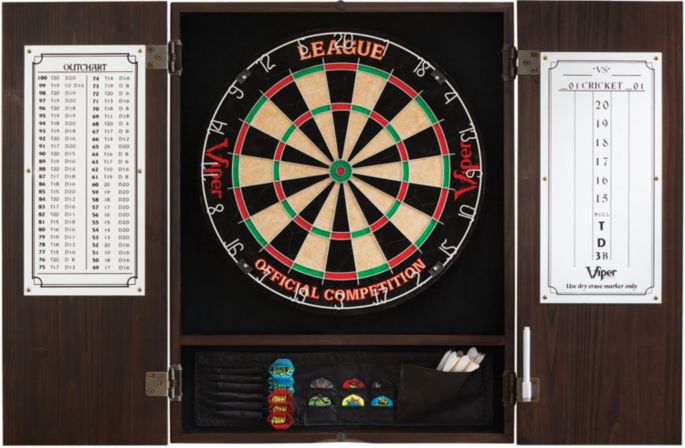 Viper Metropolitan Steel Tip Dartboard Cabinet Dick S Sporting Goods