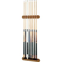Viper Traditional Eight Cue Oak Wall Cue Rack