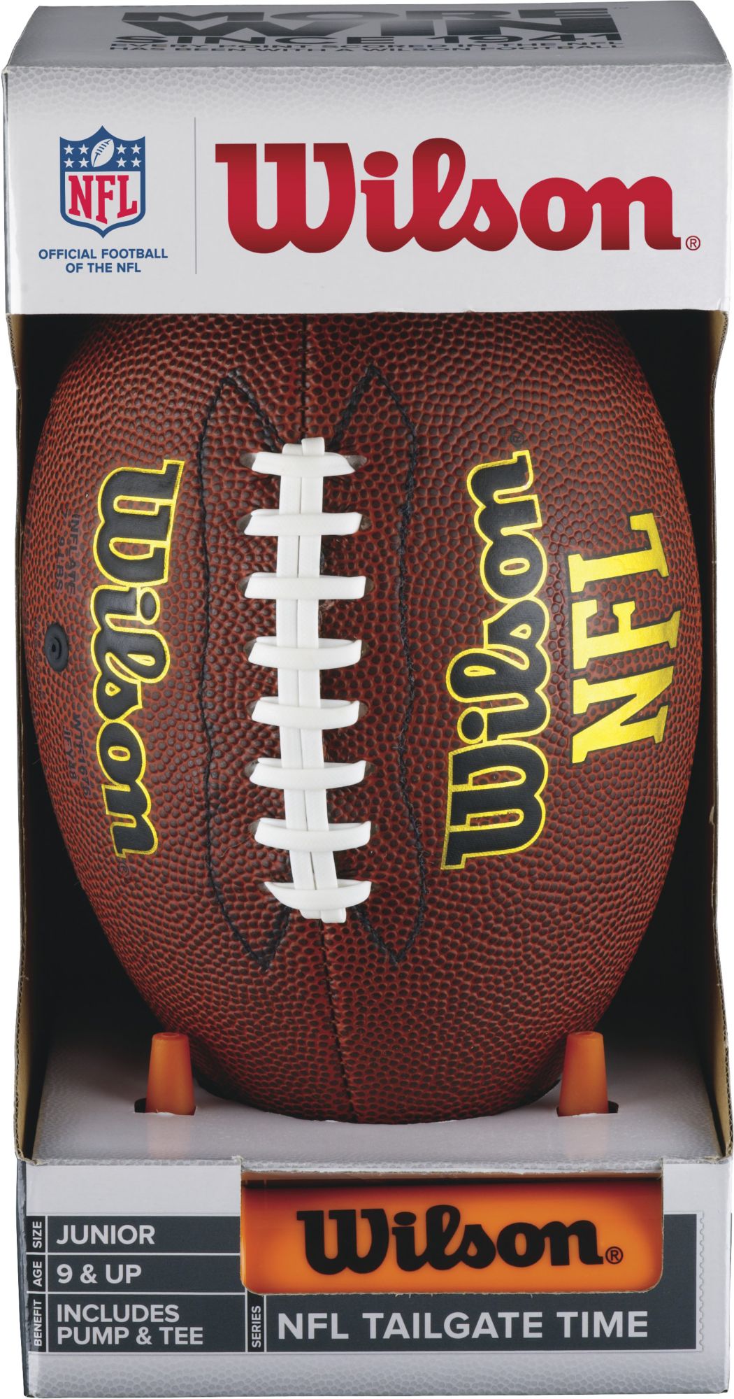 Wilson Junior NFL Tailgate Football Pump and Tee Set