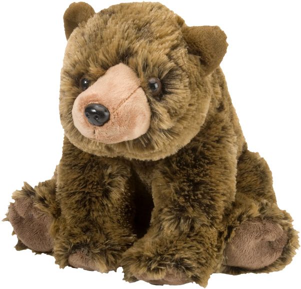 realistic stuffed grizzly bear