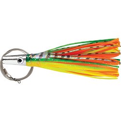 Bleeding Glow Skirted Whip-it Fish : Rigged
