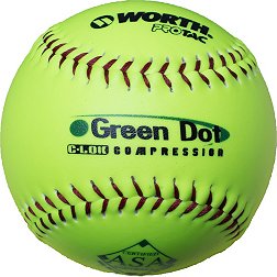 Worth 11" USA Green Dot Slowpitch Softball