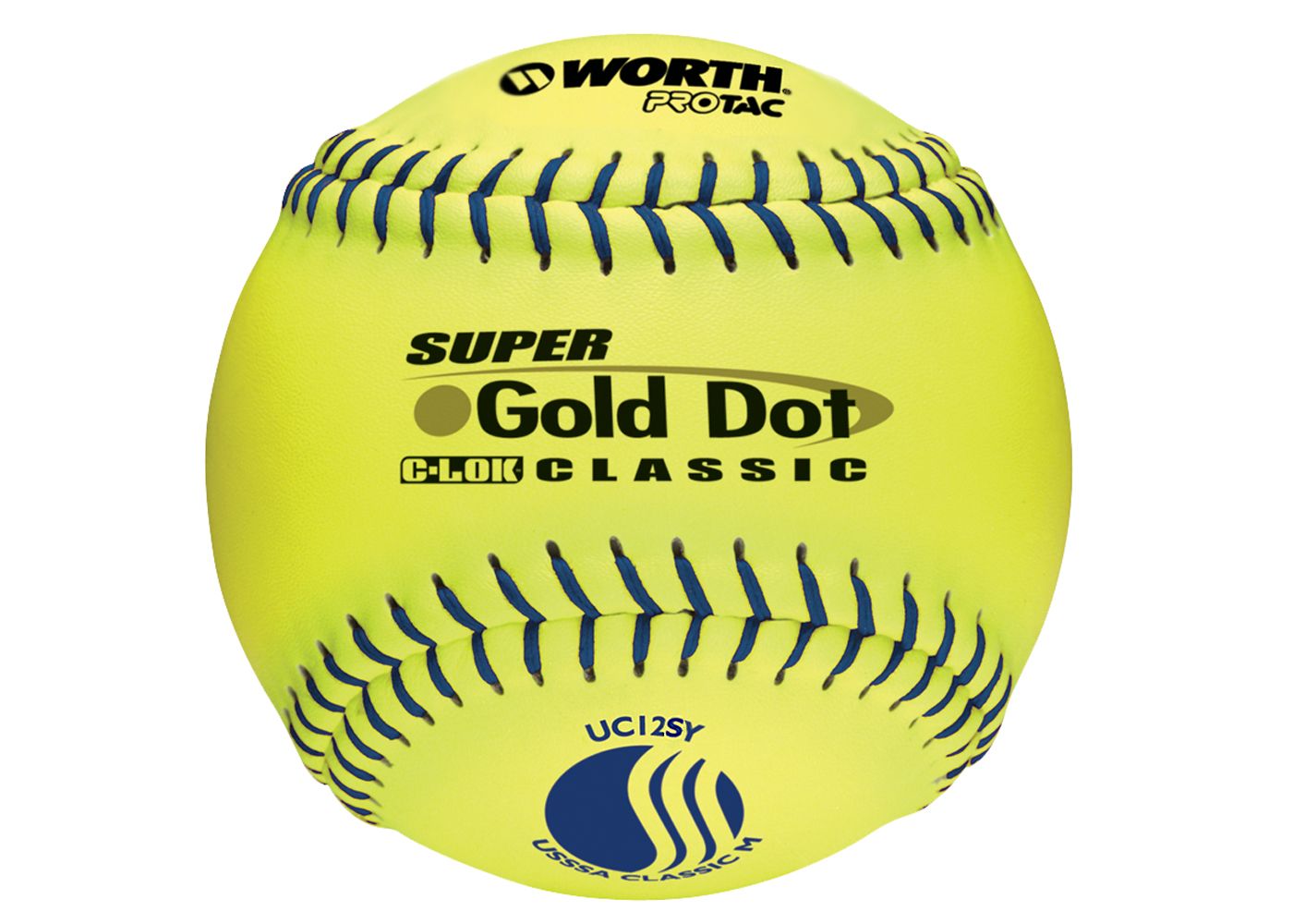 Worth 12” USSSA Super Gold Dot Slow Pitch Softball | DICK'S Sporting Goods