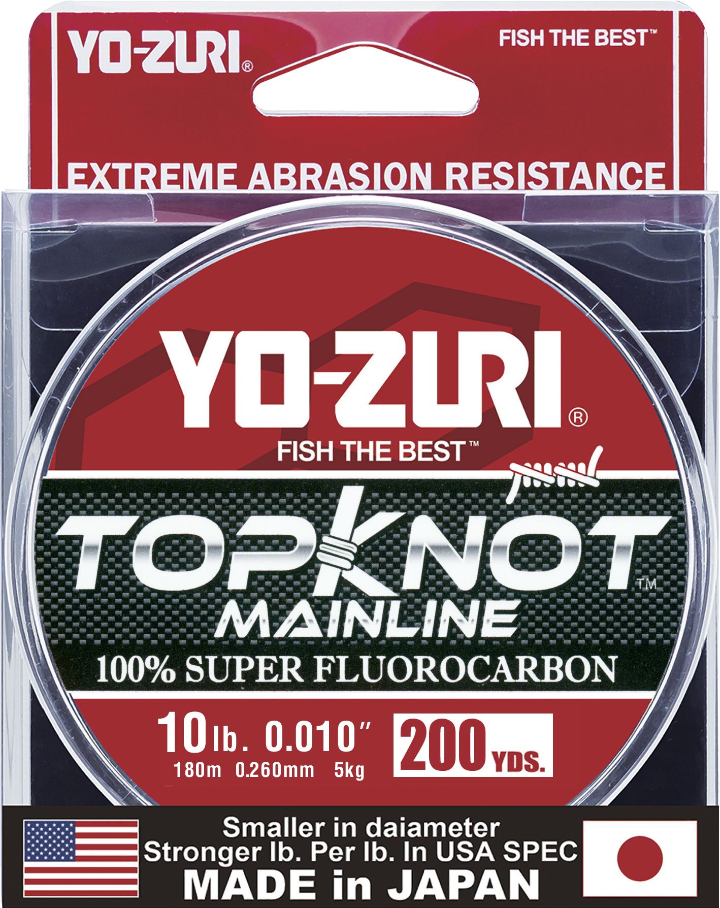 Yo-Zuri TopKnot MainLine Fluorocarbon Fishing Line