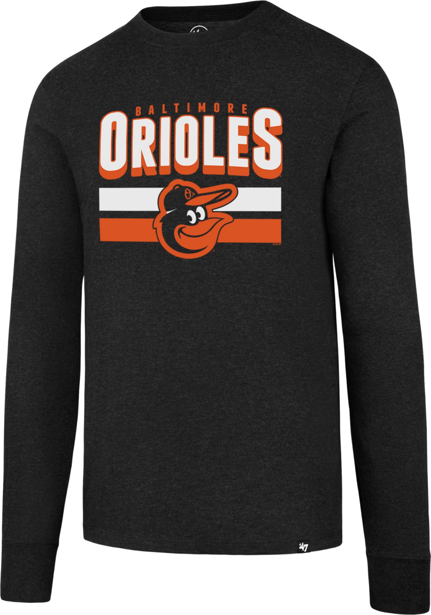 Men's Baltimore Orioles Club Black Long Sleeve T-Shirt