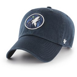 '47 Men's Minnesota Timberwolves Navy Clean Up Adjustable Hat