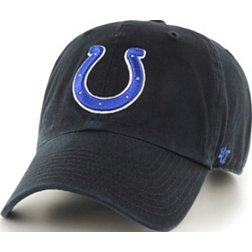'47 Men's Indianapolis Colts Clean Up Black Adjustable Hat