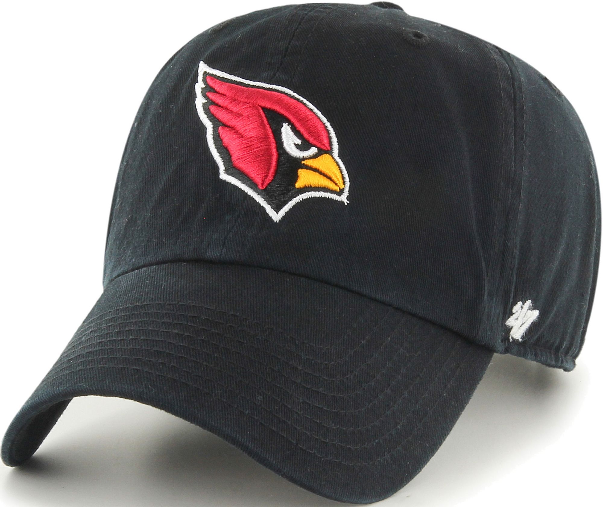 47 Brand / Men's Arizona Cardinals Clean Up Black Adjustable Hat