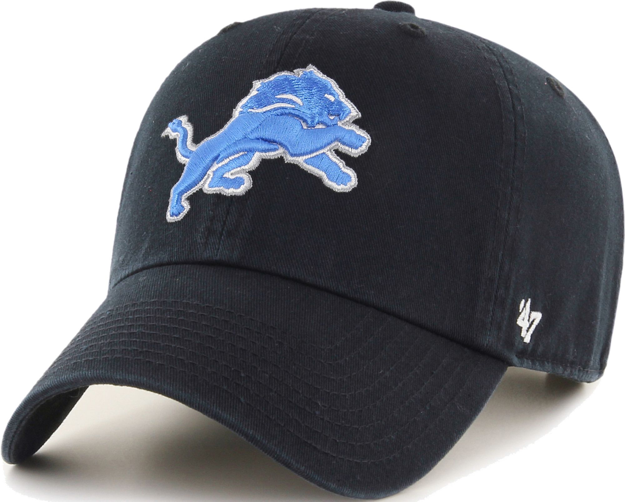 black detroit lions hat