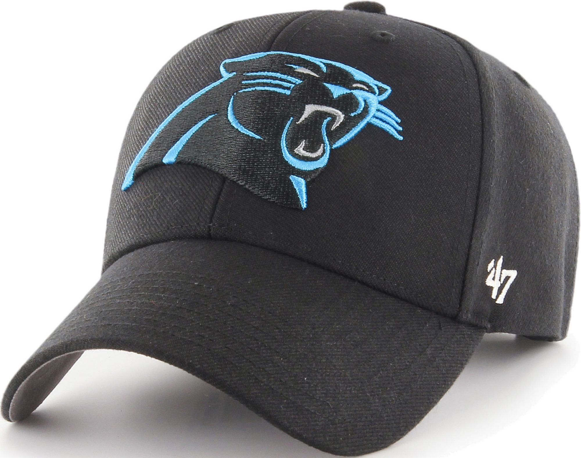 black carolina panthers hat
