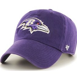 '47 Men's Baltimore Ravens Clean Up Purple Adjustable Hat
