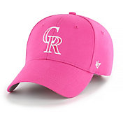 '47 Youth Girls' Colorado Rockies Basic Pink Adjustable Hat