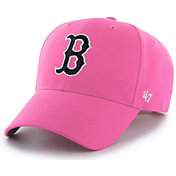 '47 Youth Girls' Boston Red Sox Basic Pink Adjustable Hat