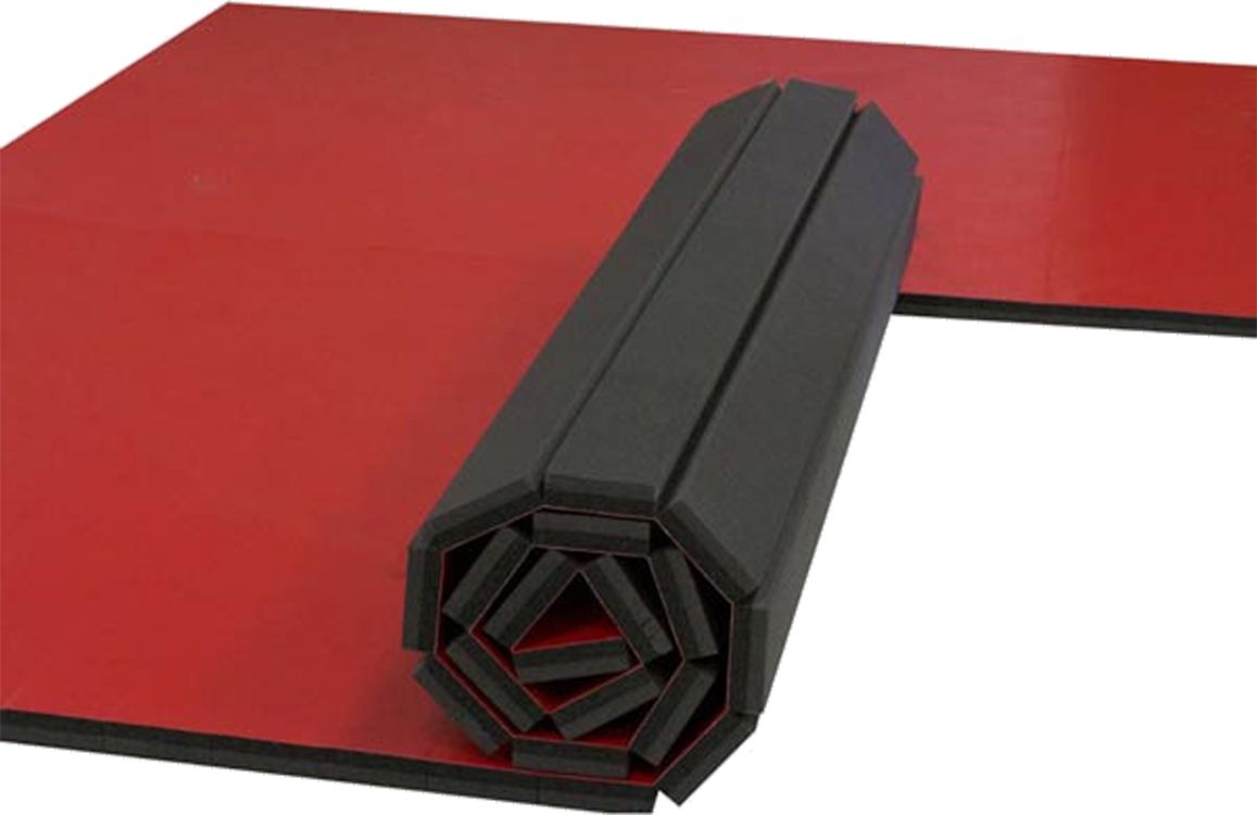 Dollamur FLEXI-ROLL 10' x 10' Wrestling Mat - Red