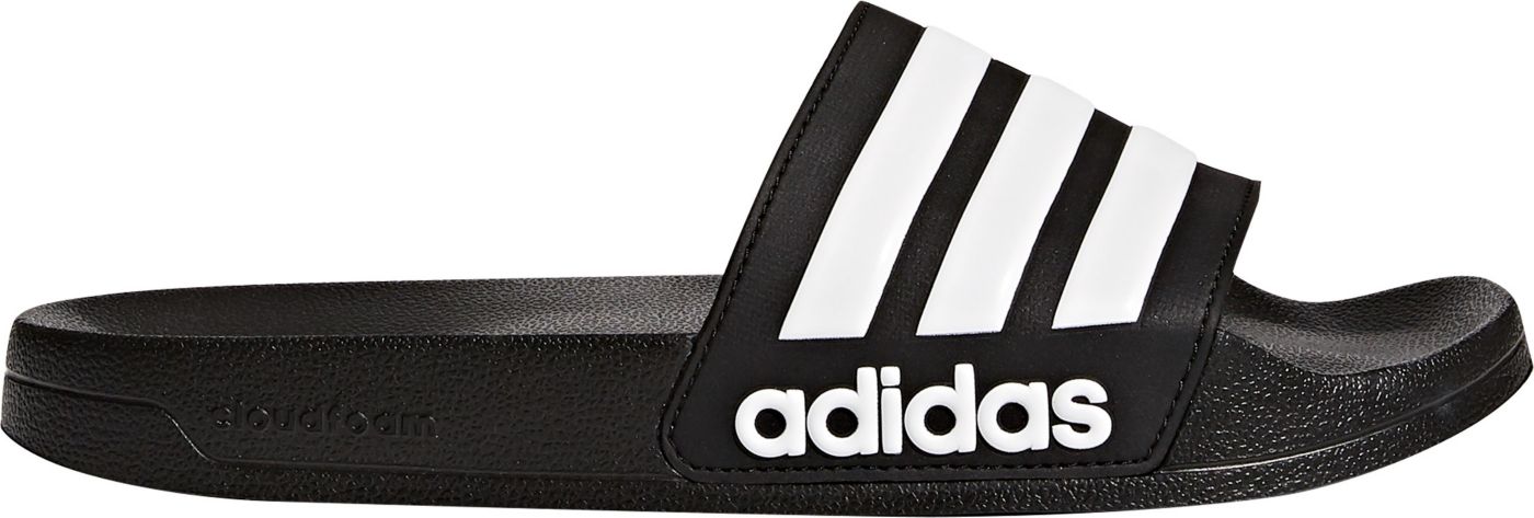 adidas men's adilette cloudfoam slide sandals