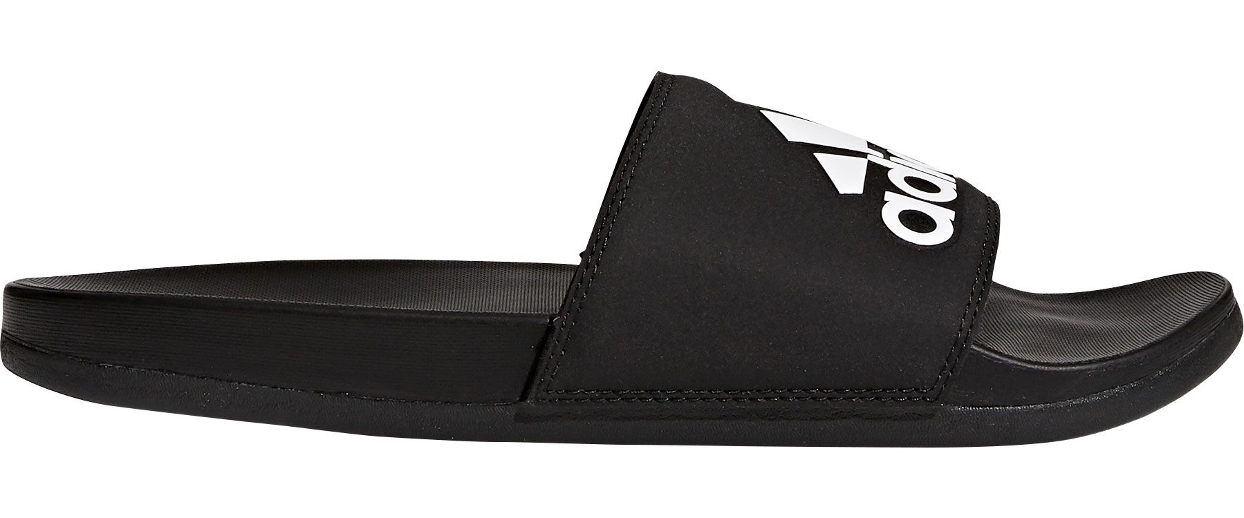 adidas black sliders womens