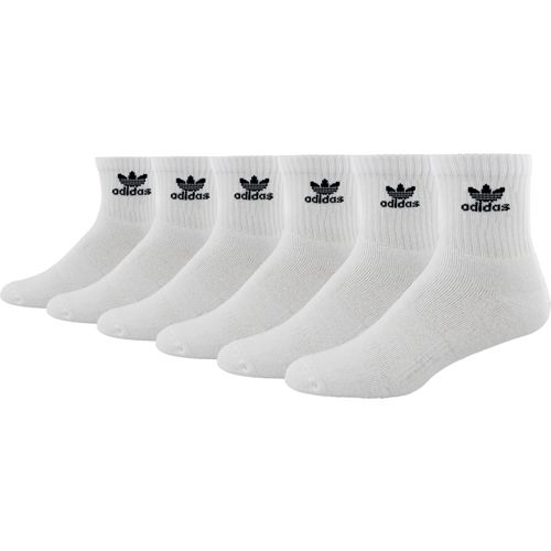 adidas Men's Originals Trefoil Crew Socks 6 Pack | Dick's