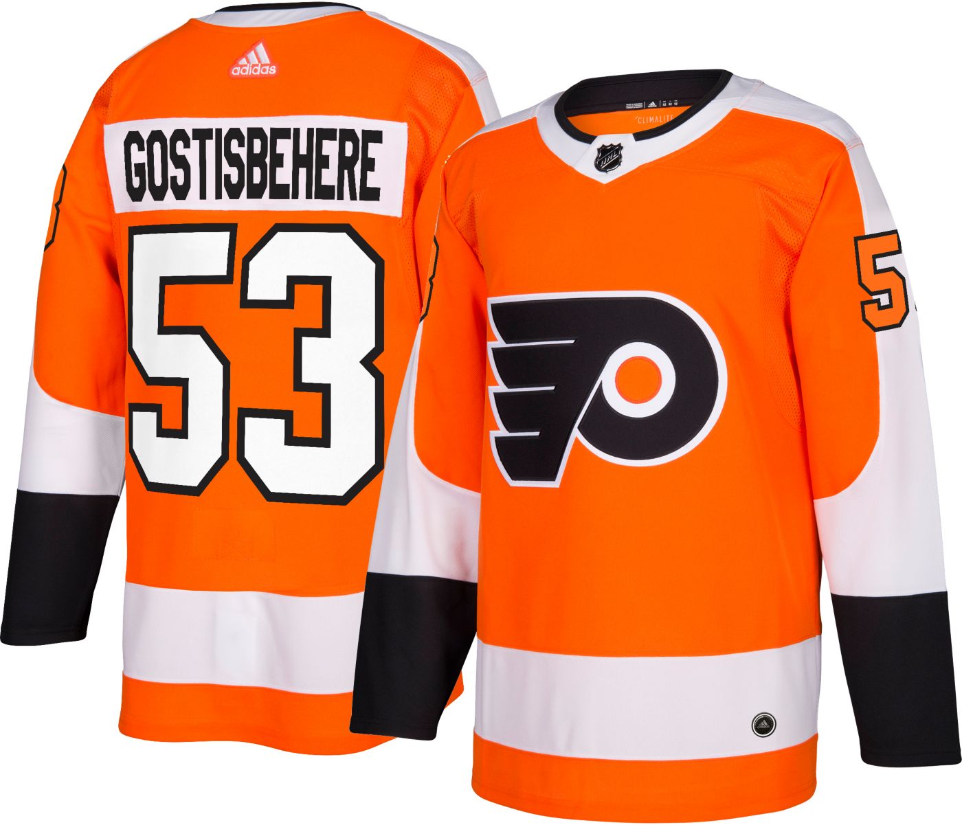 adidas Men's Philadelphia Flyers Shayne Gostisbehere #53 ...